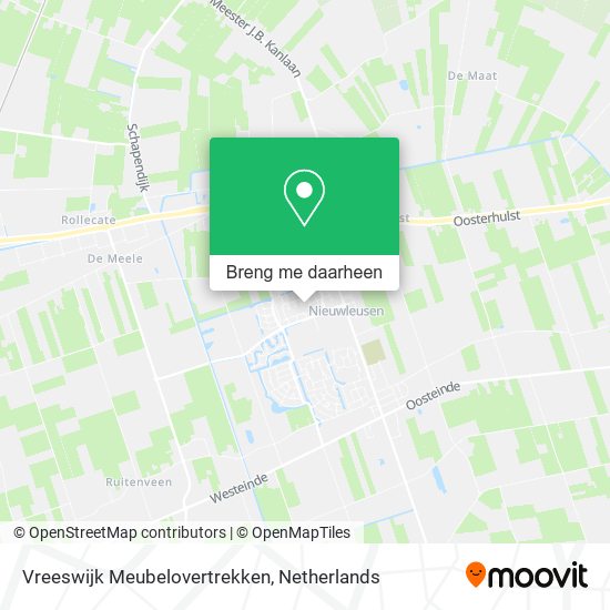 Vreeswijk Meubelovertrekken kaart