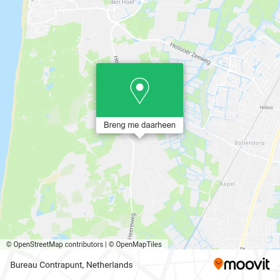 Bureau Contrapunt kaart