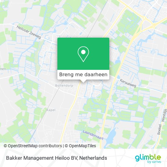 Bakker Management Heiloo BV kaart