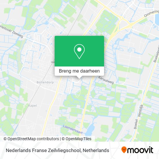 Nederlands Franse Zeilvliegschool kaart