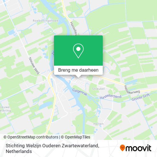 Stichting Welzijn Ouderen Zwartewaterland kaart