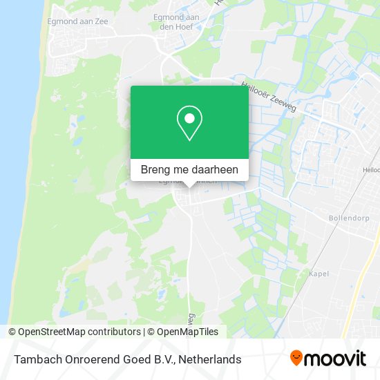 Tambach Onroerend Goed B.V. kaart