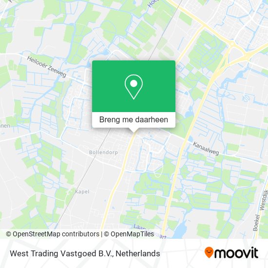 West Trading Vastgoed B.V. kaart