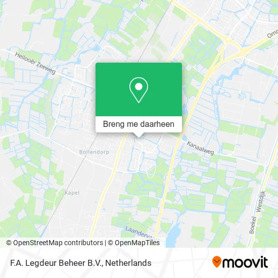 F.A. Legdeur Beheer B.V. kaart