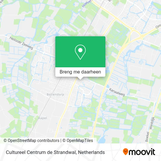 Cultureel Centrum de Strandwal kaart