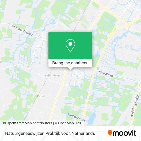 Natuurgeneeswijzen Praktijk voor kaart