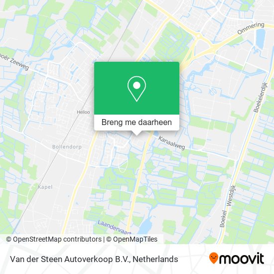 Van der Steen Autoverkoop B.V. kaart