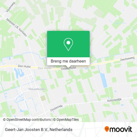 Geert-Jan Joosten B.V. kaart