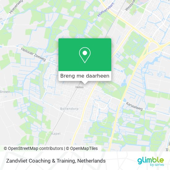 Zandvliet Coaching & Training kaart