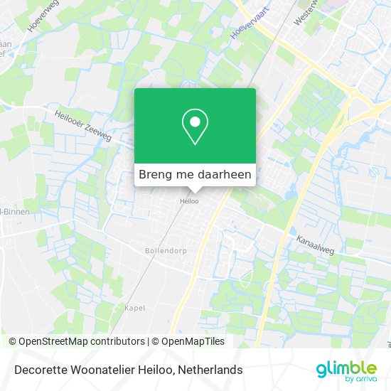 Decorette Woonatelier Heiloo kaart