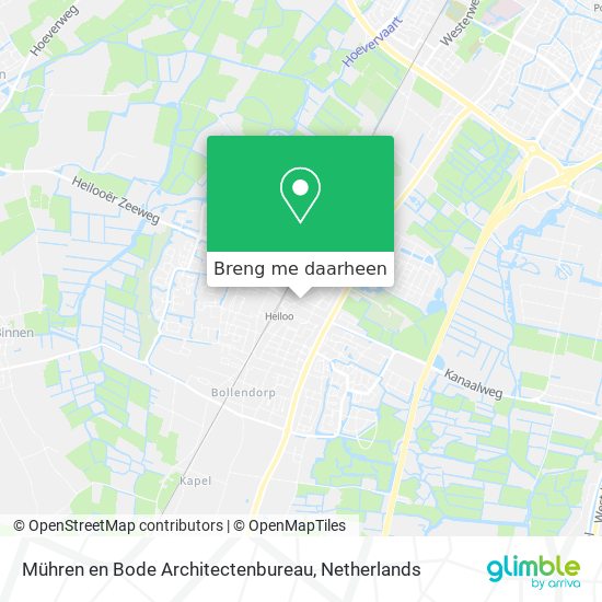 Mühren en Bode Architectenbureau kaart