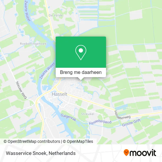 Wasservice Snoek kaart