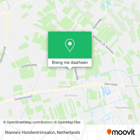 Rianne's Hondentrimsalon kaart