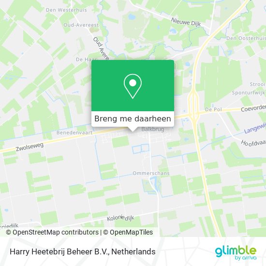 Harry Heetebrij Beheer B.V. kaart