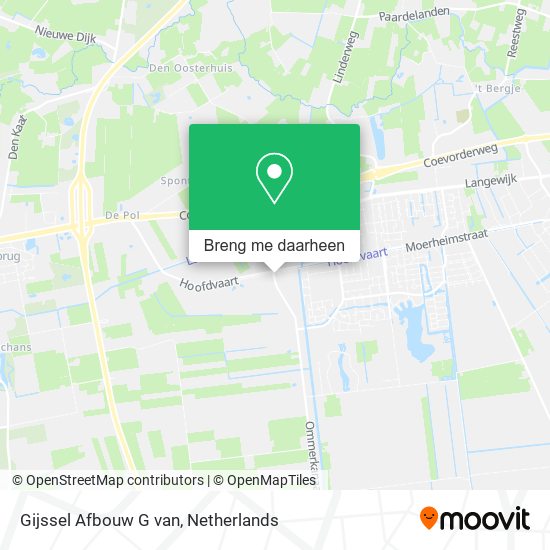 Gijssel Afbouw G van kaart