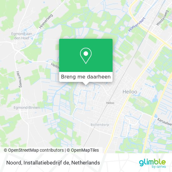 Noord, Installatiebedrijf de kaart