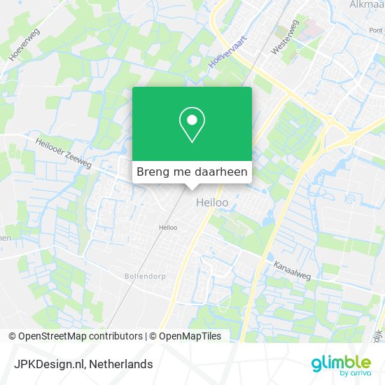 JPKDesign.nl kaart