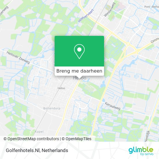 Golfenhotels.Nl kaart