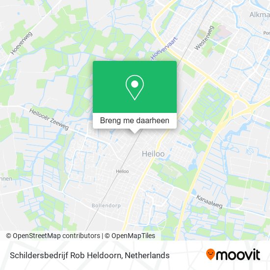 Schildersbedrijf Rob Heldoorn kaart