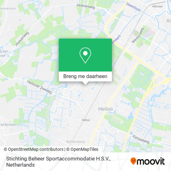 Stichting Beheer Sportaccommodatie H.S.V. kaart