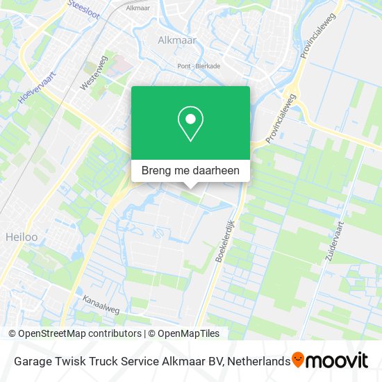 Garage Twisk Truck Service Alkmaar BV kaart