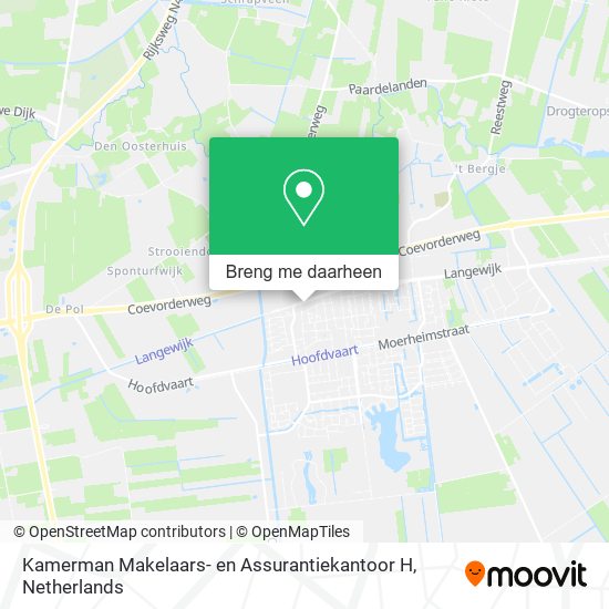 Kamerman Makelaars- en Assurantiekantoor H kaart
