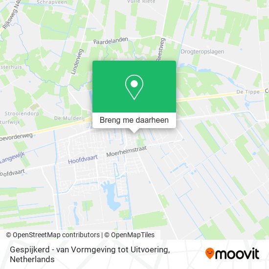 Gespijkerd - van Vormgeving tot Uitvoering kaart