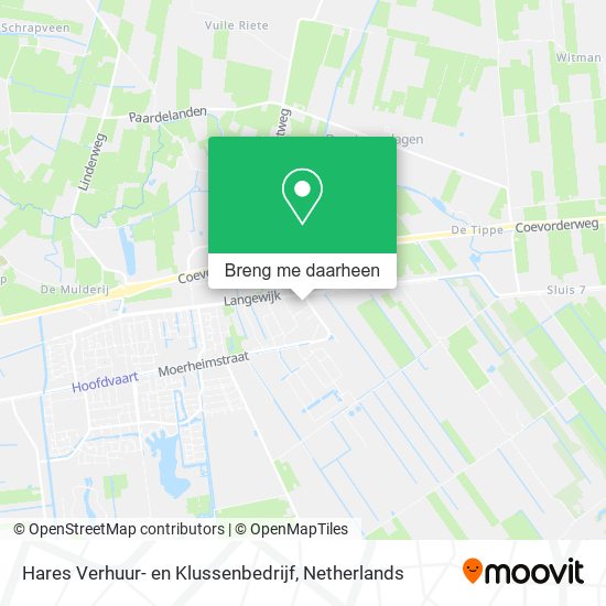Hares Verhuur- en Klussenbedrijf kaart
