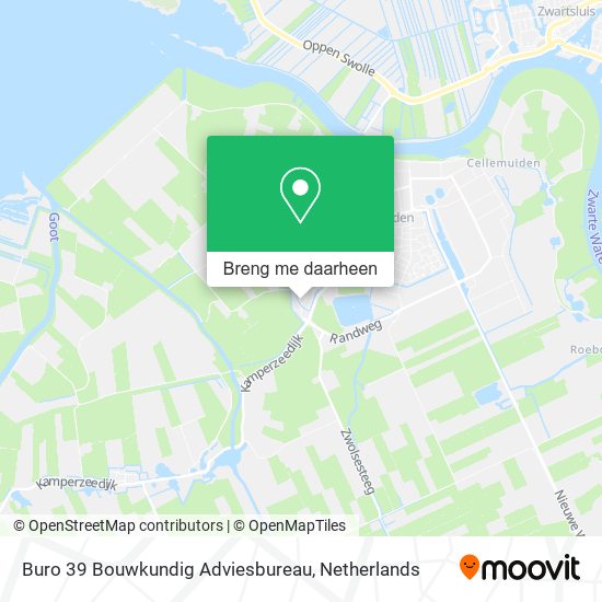 Buro 39 Bouwkundig Adviesbureau kaart