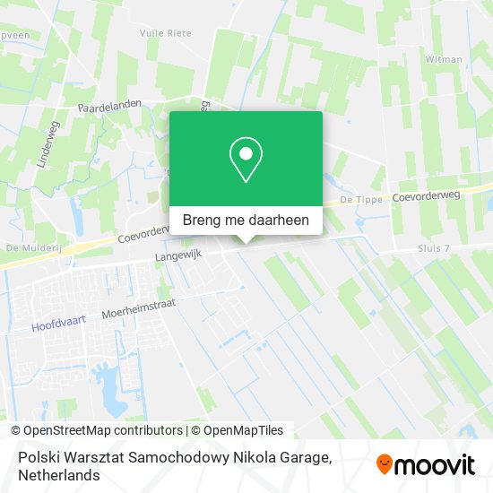 Polski Warsztat Samochodowy Nikola Garage kaart