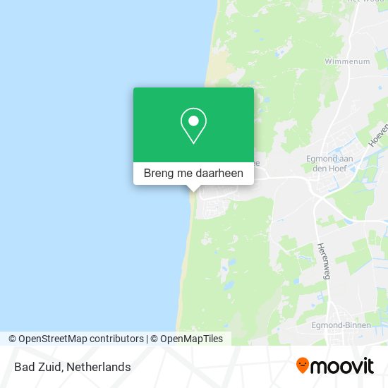 Bad Zuid kaart