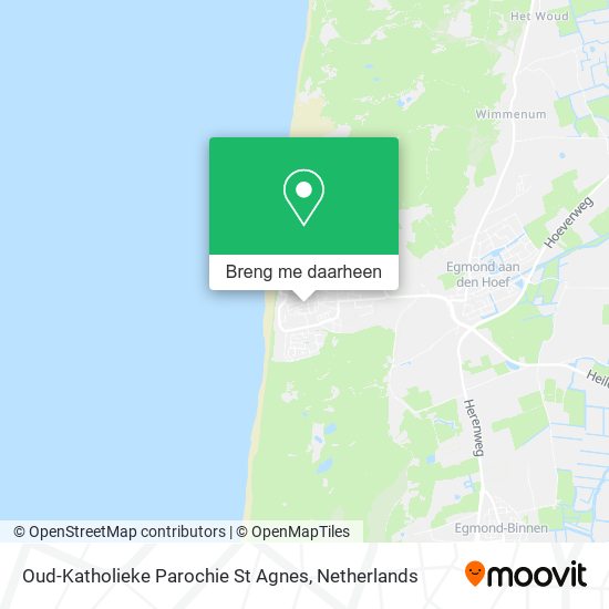 Oud-Katholieke Parochie St Agnes kaart