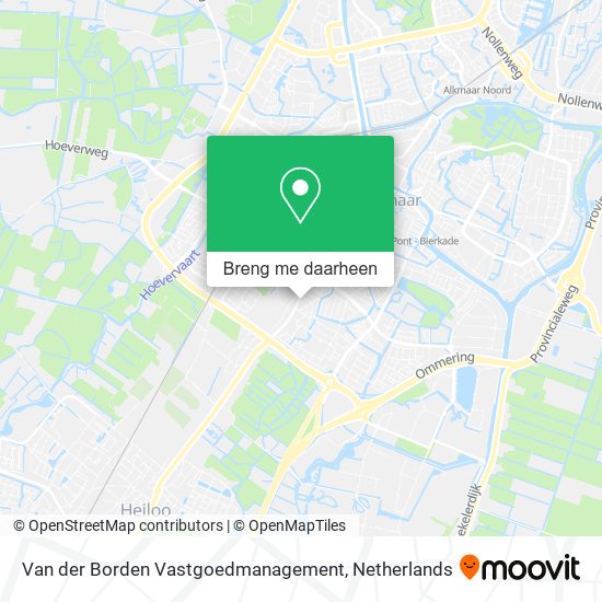 Van der Borden Vastgoedmanagement kaart