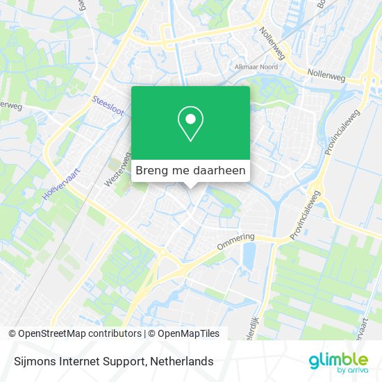 Sijmons Internet Support kaart