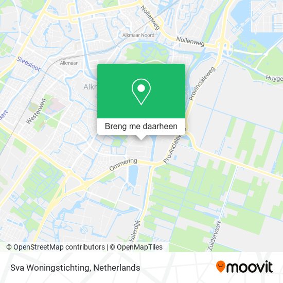 Sva Woningstichting kaart