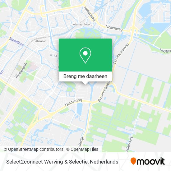 Select2connect Werving & Selectie kaart