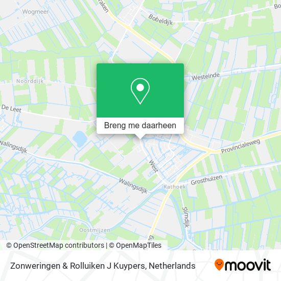 Zonweringen & Rolluiken J Kuypers kaart