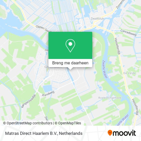 Matras Direct Haarlem B.V. kaart
