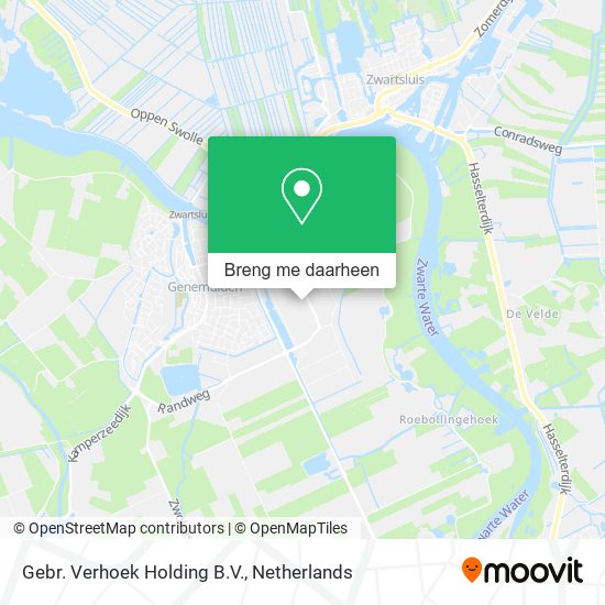 Gebr. Verhoek Holding B.V. kaart