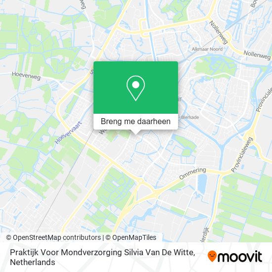 Praktijk Voor Mondverzorging Silvia Van De Witte kaart