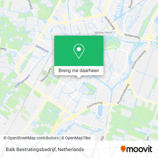 Balk Bestratingsbedrijf kaart