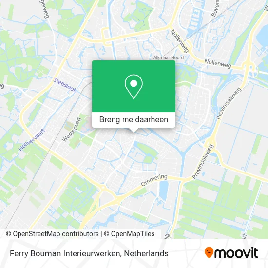 Ferry Bouman Interieurwerken kaart