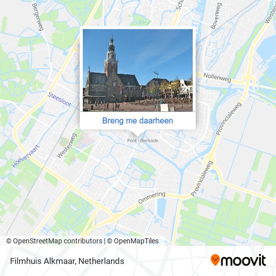 Filmhuis Alkmaar kaart
