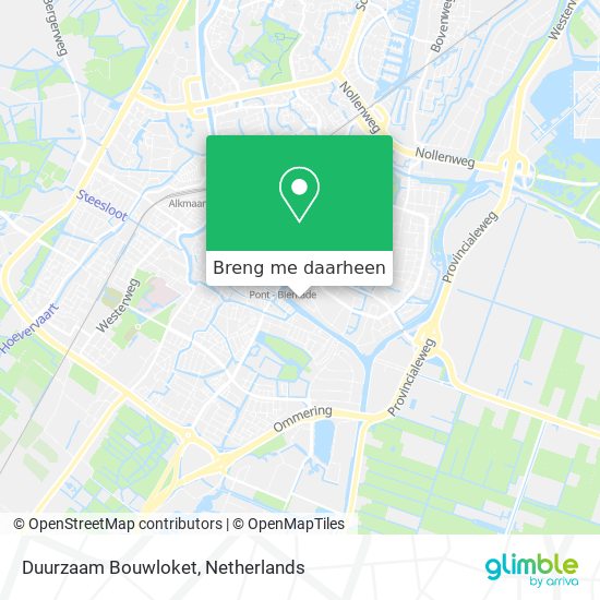 Duurzaam Bouwloket kaart