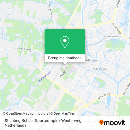 Stichting Beheer Sportcomplex Westerweg kaart