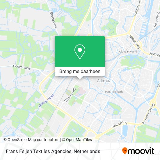 Frans Feijen Textiles Agencies kaart