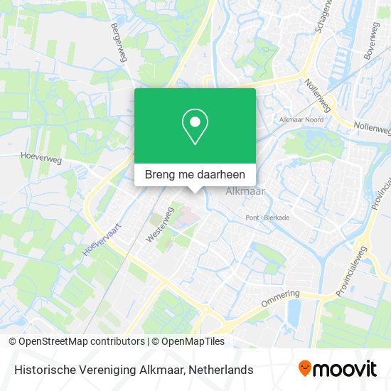 Historische Vereniging Alkmaar kaart