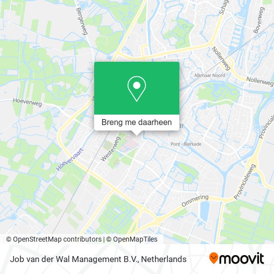 Job van der Wal Management B.V. kaart