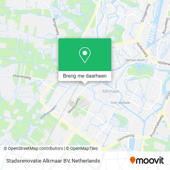 Stadsrenovatie Alkmaar BV kaart