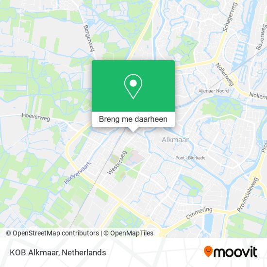 KOB Alkmaar kaart